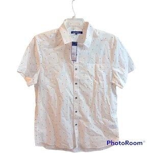 Kennith cole NEW WITH TAGS mens button down size M